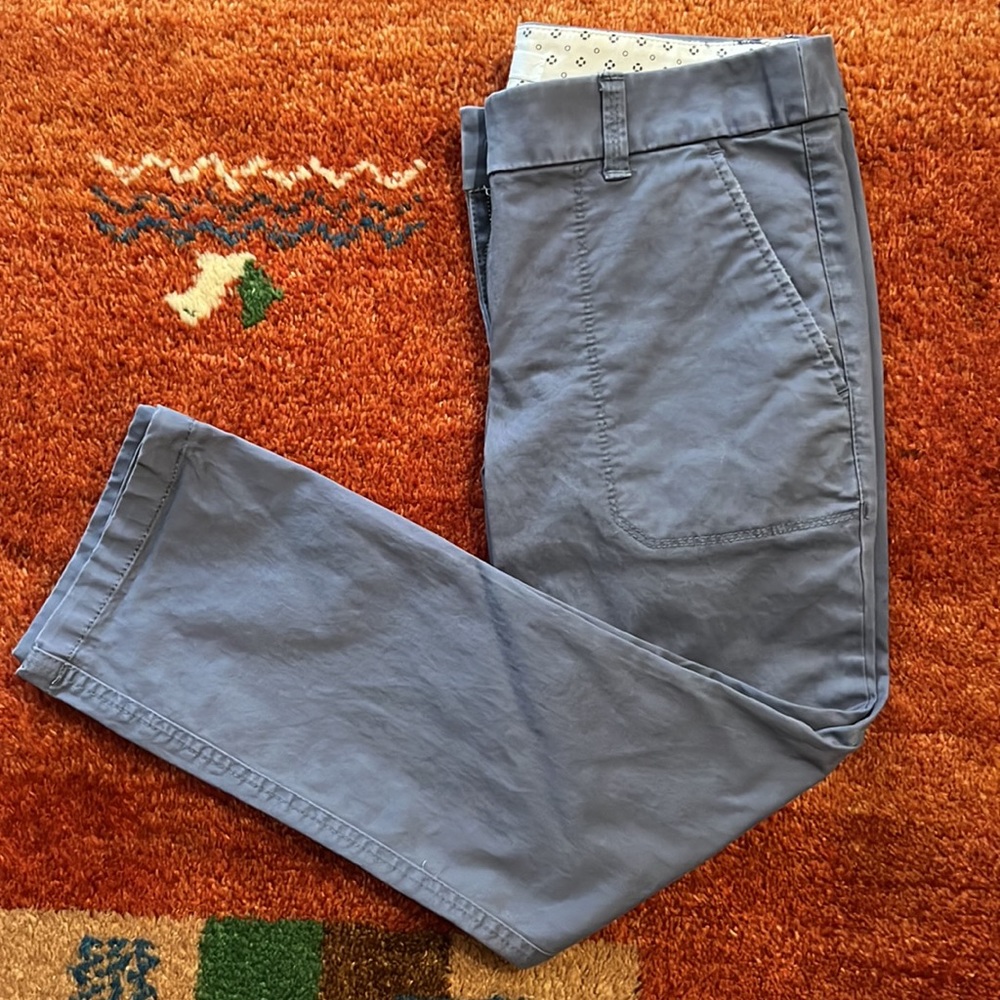LOFT Purple/Grey Capri Pants